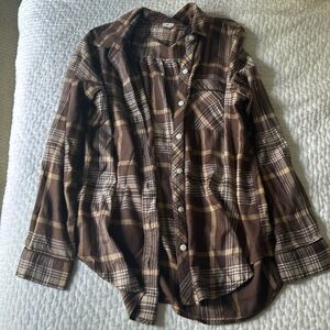 Plaid flannel from aerie - size small